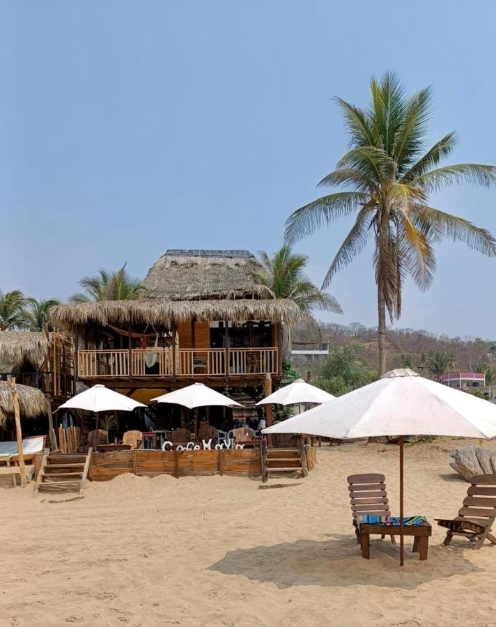 Cafe Maya - Zipolite Bagian luar foto