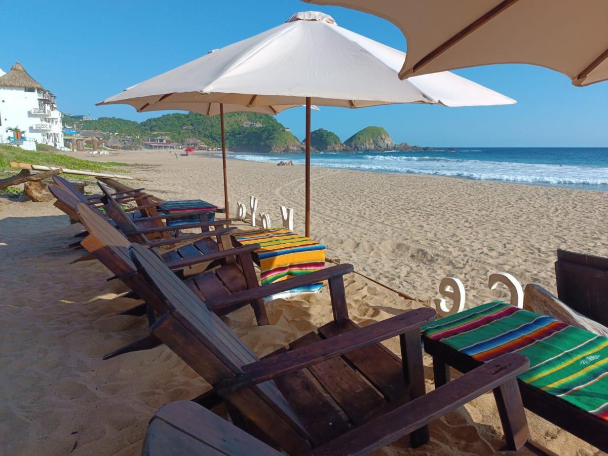 Cafe Maya - Zipolite Bagian luar foto