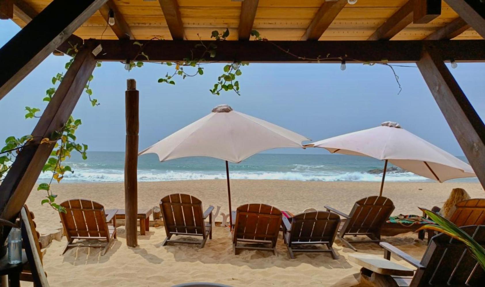 Cafe Maya - Zipolite Bagian luar foto